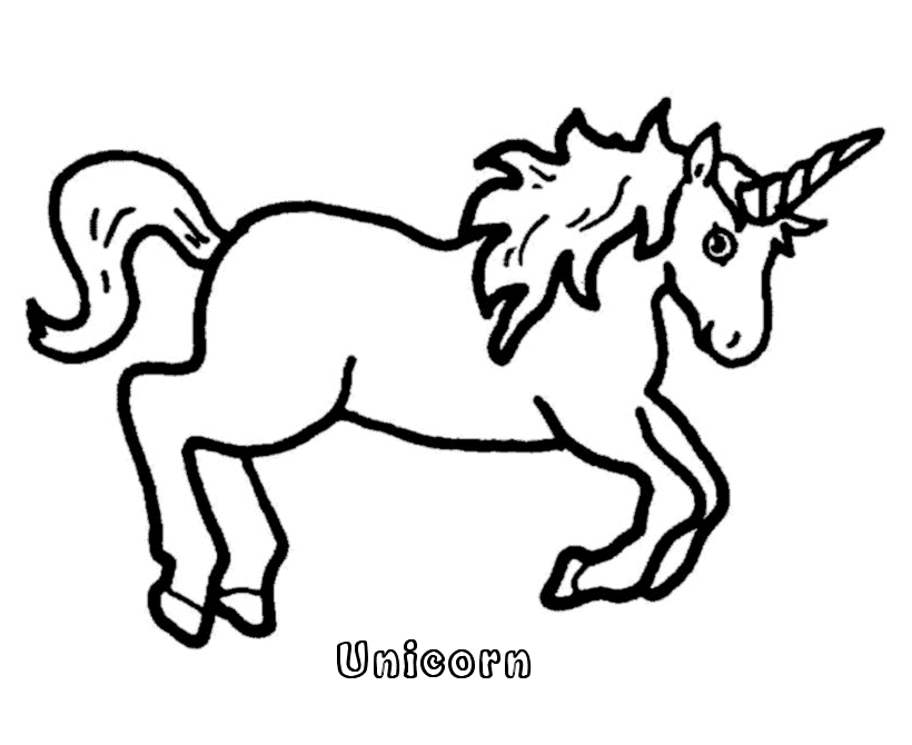 Unicorn Coloring Page Printable | COLORING WS