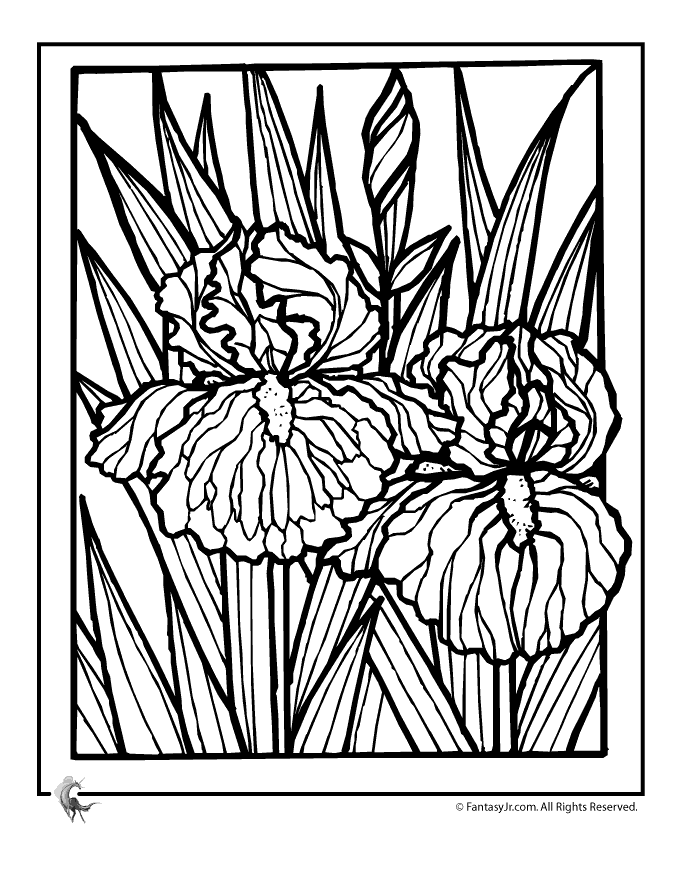 Of-flowers-coloring-pages-4 | Free Coloring Page Site
