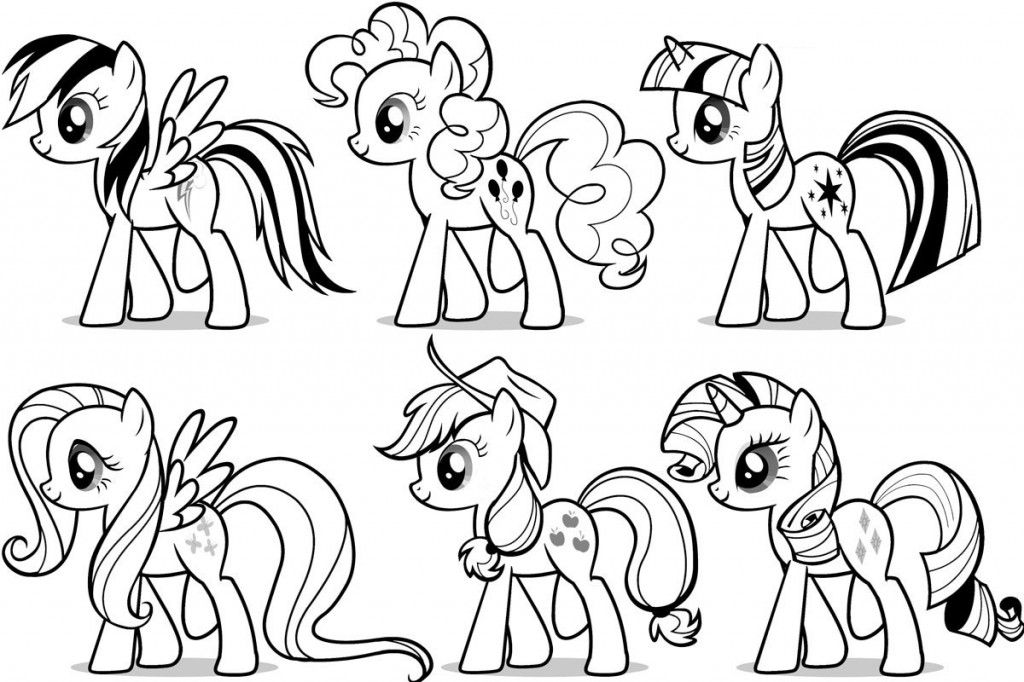 My-Little-Pony-Coloring-Page-1024×902 | COLORING WS