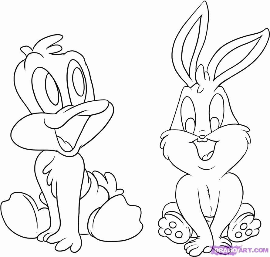 How to Draw Looney Tunes, Step by Step, Cartoons, Cartoons, Draw 