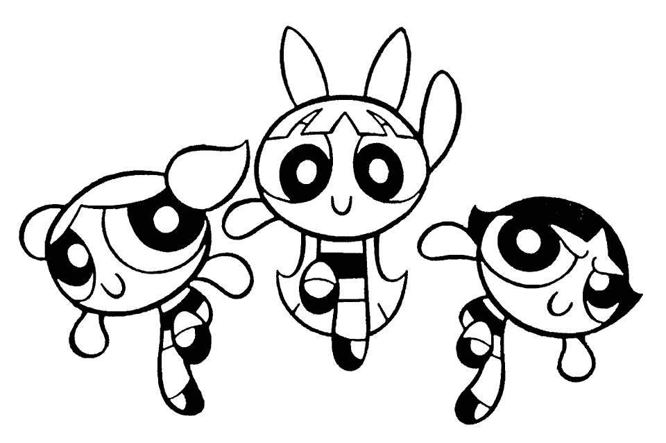 Powerpuff Girls Coloring Pages - Free Coloring Pages For KidsFree 