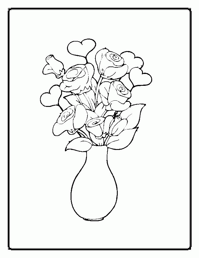 Free Printable Flower Coloring Pages - Free Printable Coloring 