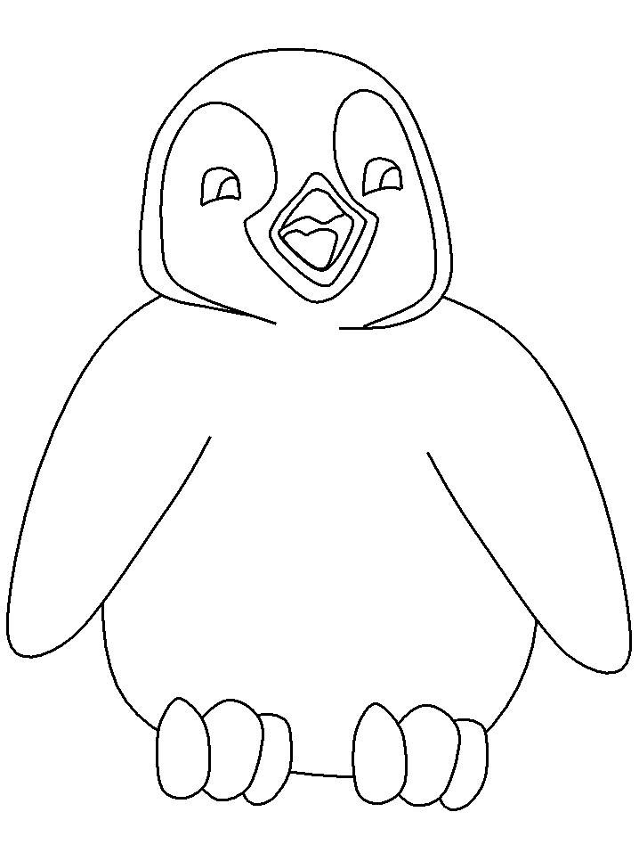 Penguin Coloring Pages (11) | Coloring Kids