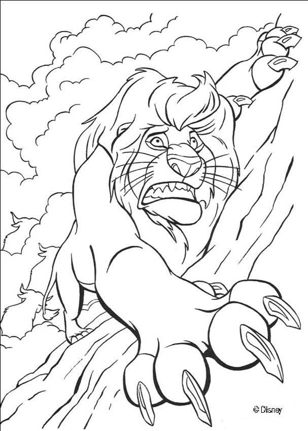 The Lion King coloring pages - Mufasa