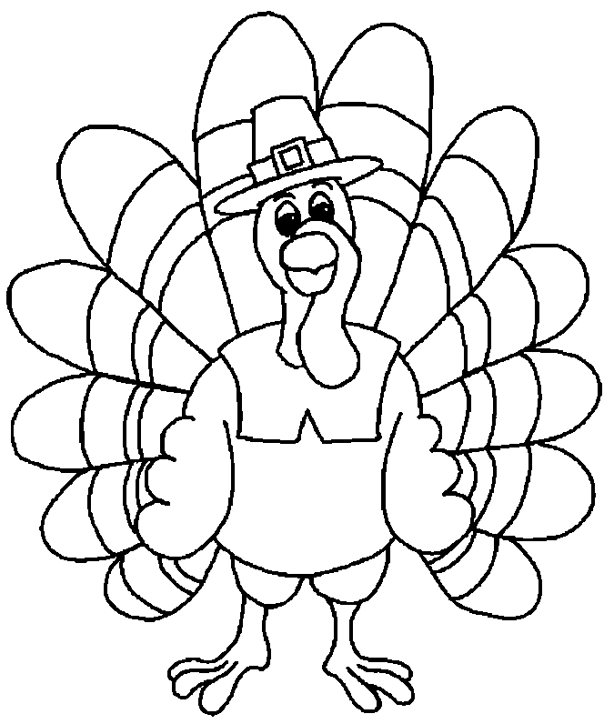 Turkey Coloring Pages | kids world