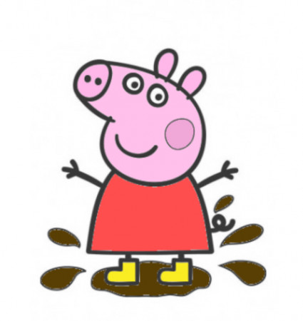Coloring Page Peppa Pig Colouring Coloring Page - Colored by Cloie (13 - 20), from US