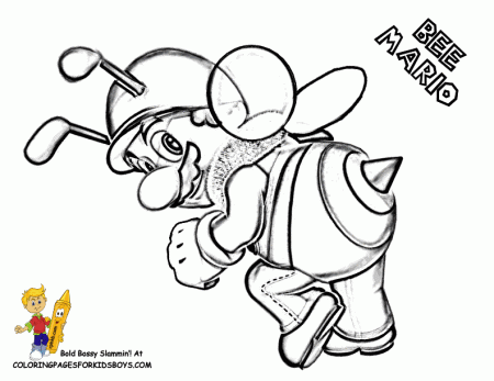 Daring Mario Coloring Pages | Yoshi | Free | Wario |Super Mario 