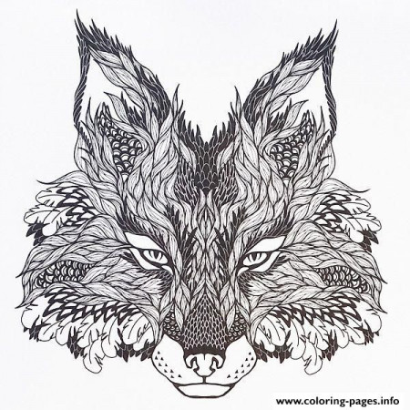 Print adults difficult animals wolf hd color coloring pages | Animal  coloring pages, Fox coloring page, Wolf colors