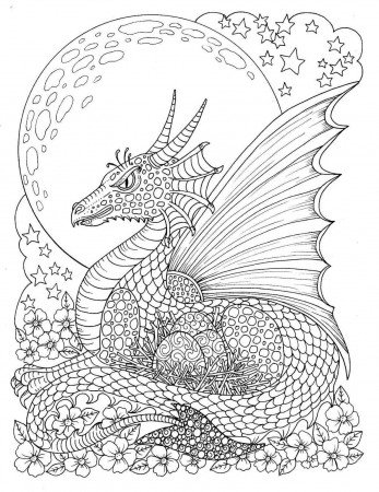 Dragon Coloring Pages And Many More Top 10 Themed Coloring Challenges
