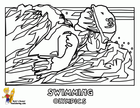 Olympics Summer Coloring Sheets | Free |Aquatics | Cycling ...