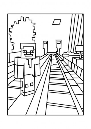 Coloring Pages: Printable Minecraft Coloring Pages Az Coloring ...