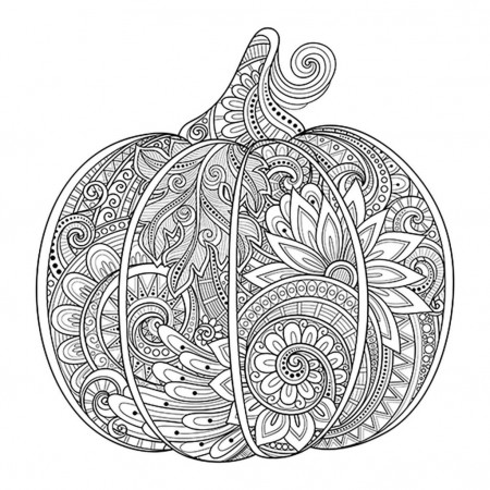 Easy Fall Coloring Page for Seniors ...