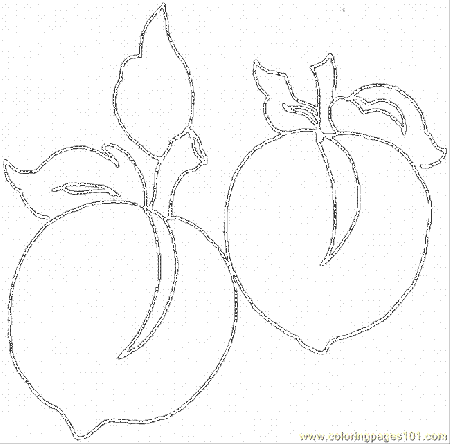 Peach 6 Coloring Page for Kids - Free Peaches Printable Coloring Pages  Online for Kids - ColoringPages101.com
