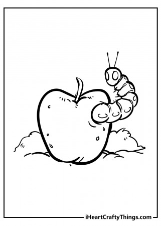 Apple Coloring Pages (100% Free Printables)