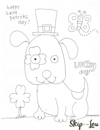 St Patricks Day Coloring Page for Preschoolers | Coloring pages, Printable  coloring pages, Coloring books