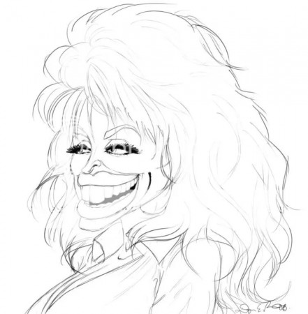 Dolly Parton Coloring Pages