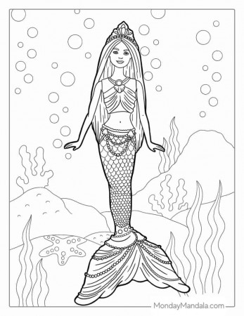 58 Barbie Coloring Pages (Free PDF ...