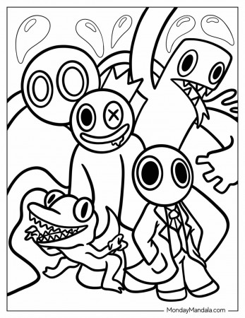 20 Rainbow Friends Coloring Pages (Free ...