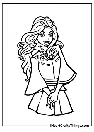 30 Descendants Coloring Pages (100 ...