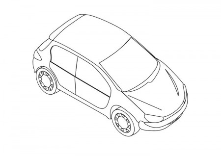 Coloring Page peugeot 206 - free ...