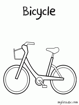 Bicycle Coloring Pages - Get Coloring Pages
