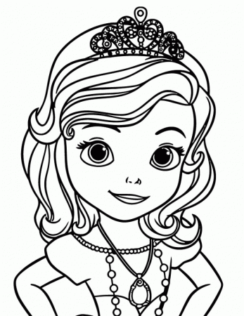 Princess Sofia Coloring Page