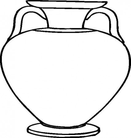 Online coloring pages Coloring page Jug with handles Vase, Coloring Books  for children.