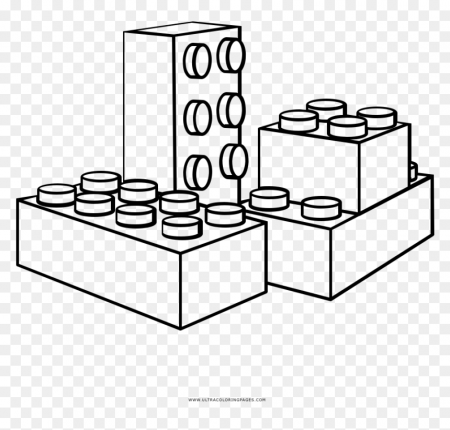 Lego Block Coloring Pages , Png Download - Lego Block Coloring Pages,  Transparent Png - vhv