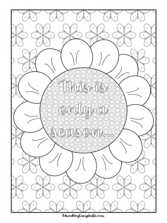 Encouraging Coloring Pages for Homeschool Moms | Educating Campbells