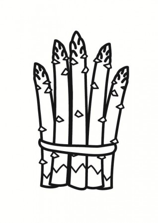 Coloring Page asparagus - free printable coloring pages - Img 23217