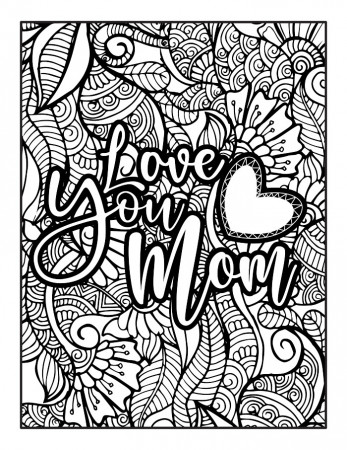 Free Mother's Day Coloring Sheets - Ice Cream n Sticky Fingers