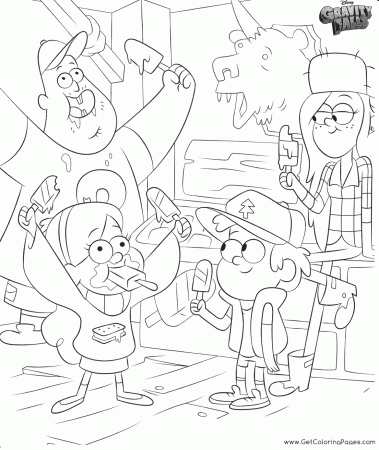 Fun with Gravity Falls Coloring Pages - Gravity Falls Coloring Pages - Coloring  Pages For Kids And Adults