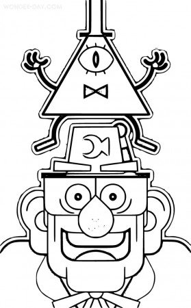 Bill Cipher Coloring Pages | WONDER DAY — Coloring pages for children and  adults