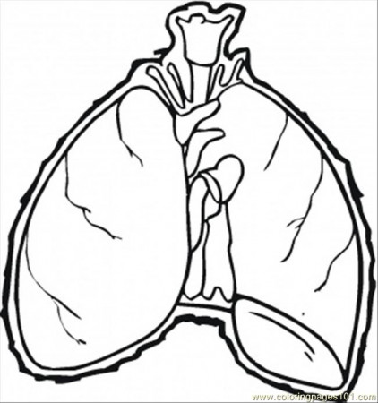 Lungs Coloring Page for Kids - Free Body Printable Coloring Pages Online  for Kids - ColoringPages101.com | Coloring Pages for Kids