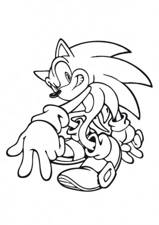 Free & Printable Sonic The Hedgehog Coloring Picture, Assignment Sheets  Pictures for Child | Parentune.com