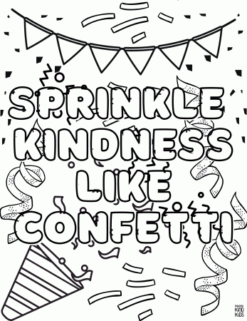 Kindness Coloring Pages (1) - Coffee and Carpool: Intentionally Raising Kind  Kids