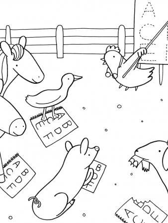 Candice Hartsough - Piedmont Farm Animal Refuge Coloring Book