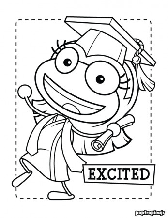 Emotions Coloring Pages - Poptropica Junior