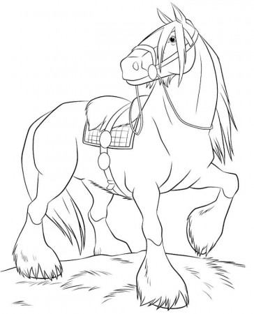 Cool Horse Coloring Pages PDF Printable - Coloringfolder.com