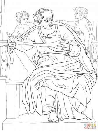 Prophet Joel coloring page | Free Printable Coloring Pages