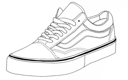 Vans Old Skool | Shoes drawing, Sneakers drawing, Sneakers sketch