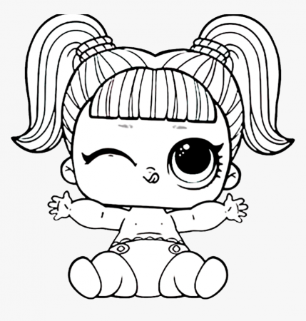 L - O - L - Surprise Doll Png - Baby Free Printable Unicorn Coloring Pages,  Transparent Png - kindpng