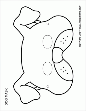 Printable Masks & Glasses | Free Printable Templates & Coloring Pages |  FirstPalette.com