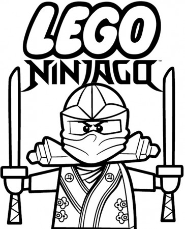 Ninjago coloring page with Ninja - Topcoloringpages.net