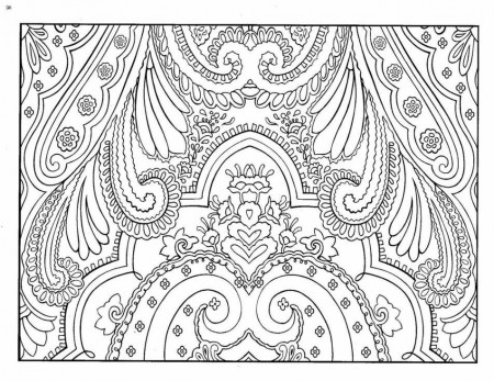 14 Pics of Paisley Design Coloring Pages Art - Paisley Designs ...