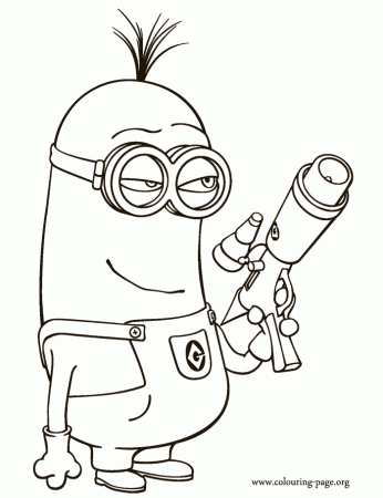 minion coloring page | Only Coloring Pages