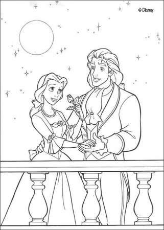 Beauty and the Beast coloring pages - Beauty and the Beast