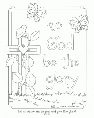 Printable Easter Coloring Pages For Sunday School Gallery Free ...