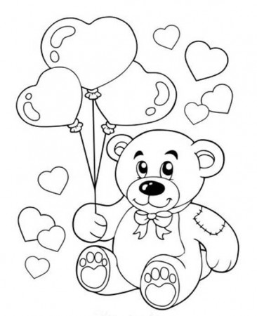 Free & Easy To Print Teddy Bear Coloring Pages - Tulamama