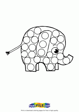 Elephant Pop It Coloring Pages - Pop It Coloring Pages - Coloring Pages For  Kids And Adults